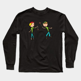 Playing Conkers Long Sleeve T-Shirt